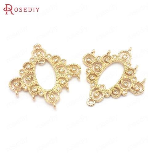 Boucles D'oreilles En Laiton Et Zircon, Couleur Champagne Or, Haute... on Productcaster.