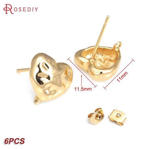 Boucles D'oreilles Rondes En Forme De Goutte, Couleur Or 24k, Avec ... on Productcaster.