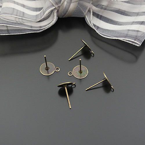 Boucles D'oreilles En Laiton Et Acier Avec Trou De Confrontation, G... on Productcaster.