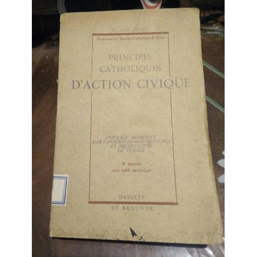 Principes Catholiques D'action Civique on Productcaster.