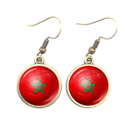 Boucles D'oreilles Cabochon En Verre Pour Femmes, 16mm, En Forme De... on Productcaster.