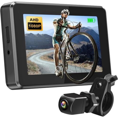 Miroir À Vélo, Caméra De La Vue Arrière Du Vélo 1080p Avec Écran De... on Productcaster.