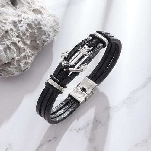 Bracelet Classique En Acier Inoxydable Pour Homme, Bracelet Décontr... on Productcaster.