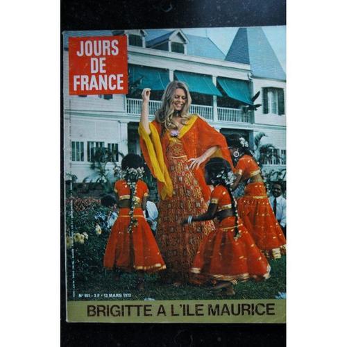 Jours De France 951 13 Mars 1973 B. Bardot Cover + 6 P. Photos Coul... on Productcaster.