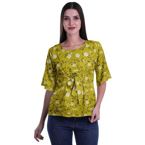 Moomaya Moomaya Imprim Haut Col Rond Pour La Femme Manches Blouse V... on Productcaster.