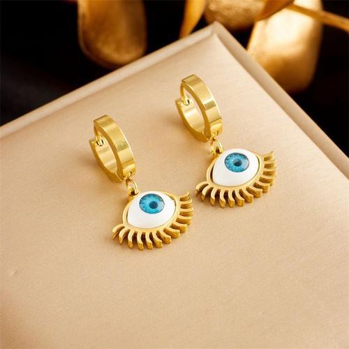 Xiyanike-Boucles D'oreilles En Acier Inoxydable Sion L Pour Femmes,... on Productcaster.