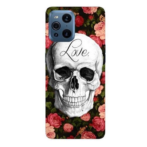 Coque Oppo X3 Pro Mort Love Fleur Liberty Skull on Productcaster.