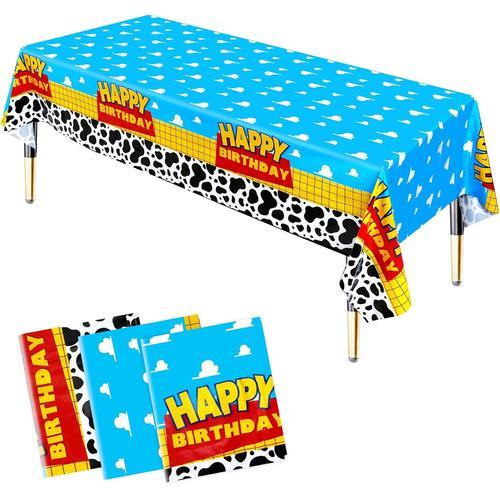 Lot De 3 Nappes De Fête De Dessin Animé Story Jetables En Plastique... on Productcaster.