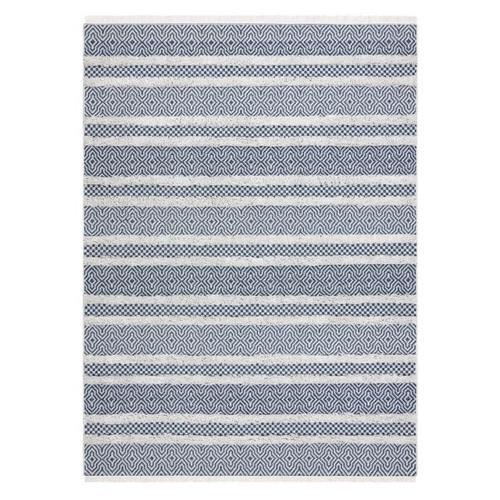 136x190 Cm Tapis Eco Sizal Boho Moroc Lignes 22328 Franges - Deux N... on Productcaster.