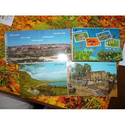 Lot De 3 Dépliants Et Un Petit Livre De Photos Sur Israël. on Productcaster.