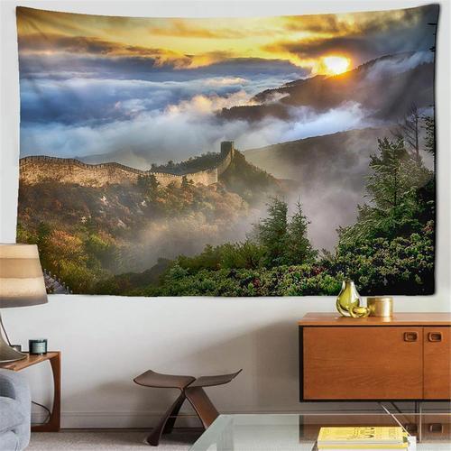 Tapisserie Murale En Polyester Avec Paysage Nocturne De Ville, 150x... on Productcaster.