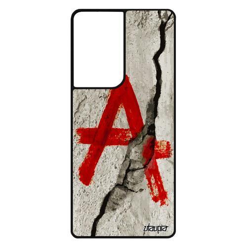 Coque S21 Ultra Silicone Anarchie Revolte Rouge Punk Pas Cher Graff... on Productcaster.