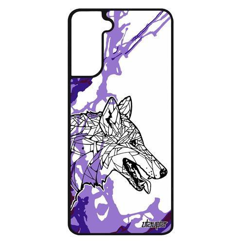 Coque Loup Samsung S21+ Plus Silicone Arbre Telephone Animal Ethniq... on Productcaster.