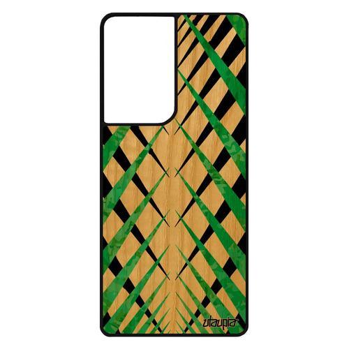 Coque Silicone S21 Ultra En Bois Design Carreau Motif Telephone Car... on Productcaster.