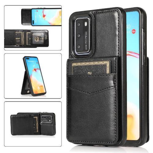 Compatible Avec Huawei P40 Pro Cuir Premium Étui Portefeuille Bicel... on Productcaster.