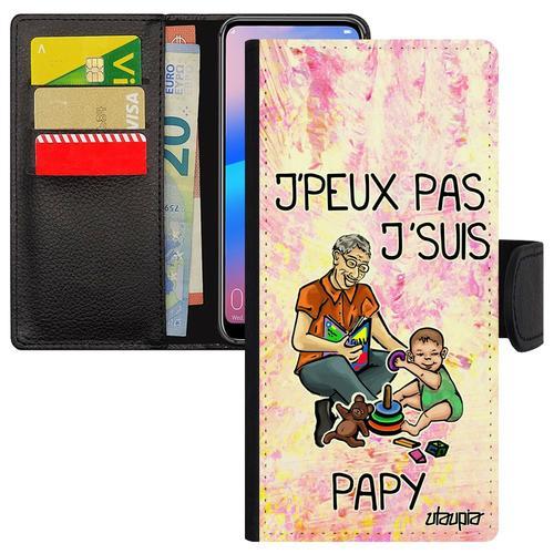 Coque Jpeux Pas J'suis Papy Iphone 12 Pro Max Portefeuille À Clapet... on Productcaster.