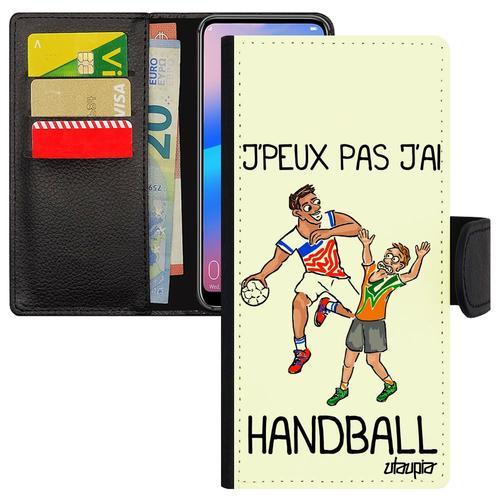 Coque J'peux Pas J'ai Handball À Rabat Mi Note 10 Lite Portefeuille... on Productcaster.