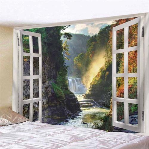 For¿ot Cascade Tapisserie Paysage Naturel Gu¿¿Rison Vert ¿¿L¿¿Gant ... on Productcaster.