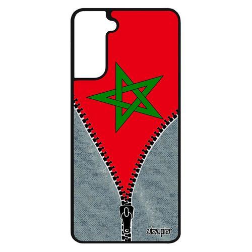 Coque Galaxy S21 En Silicone Drapeau Maroc Marocain Coupe D'afrique... on Productcaster.