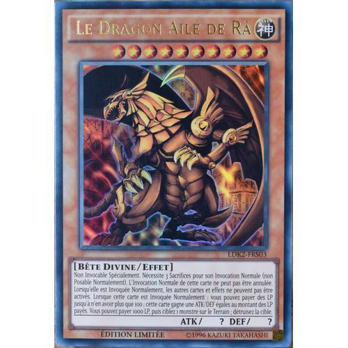 Carte Yu-Gi-Oh Ldk2-Frs03 Le Dragon Ailé De Râ Ultra Rare Neuf Fr on Productcaster.