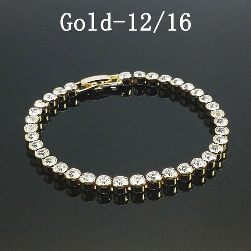 Bracelet De Tennis En Cristal Clair Pour Femmes Et Filles, Bijou De... on Productcaster.