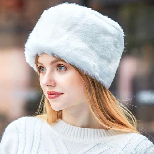 Bonnet En Fausse Fourrure Pour Homme Et Femme, Chapeau Épais Et Cha... on Productcaster.