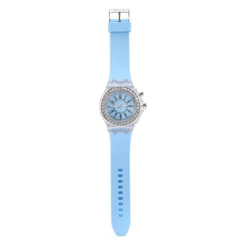 Montre À Quartz Pour Femmes Et Enfants, 4 Couleurs, Rétro Éclairage... on Productcaster.