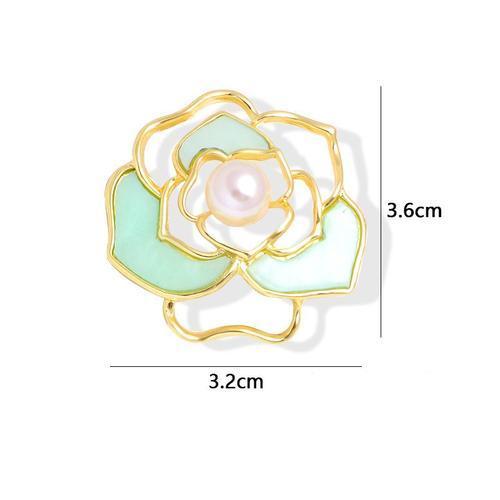 Broche En Perle De Corsage Pour Femmes, Bijoux De Haute Qualité, Gr... on Productcaster.