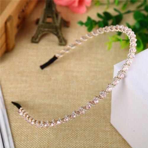 Serre Tête Avec Strass En Cristal Pour Femme Et Fille, Bijoux, Acce... on Productcaster.