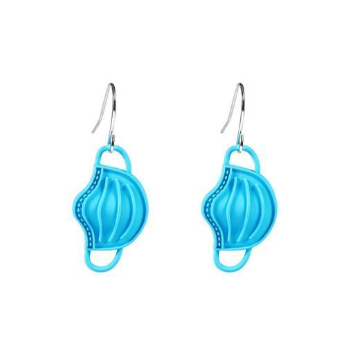 Boucles D'oreilles Pendantes En Forme De Masque Facial Pour Femmes,... on Productcaster.