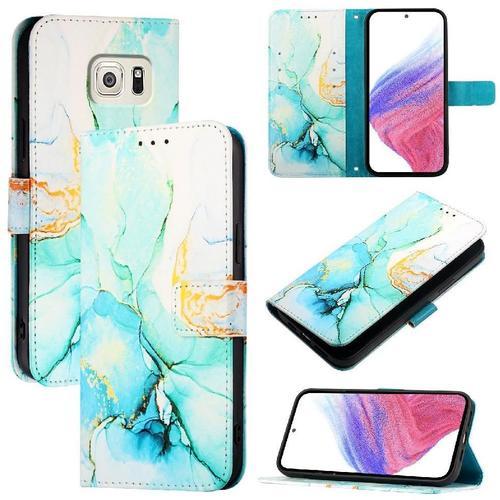 Étui Pour Samsung Galaxy S6 Edge Portefeuille Cuir Pu Bicelle Motif... on Productcaster.