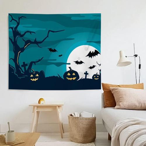 Tapisserie Halloween d¿¿coration tissu d¿¿coratif tenture murale ti... on Productcaster.