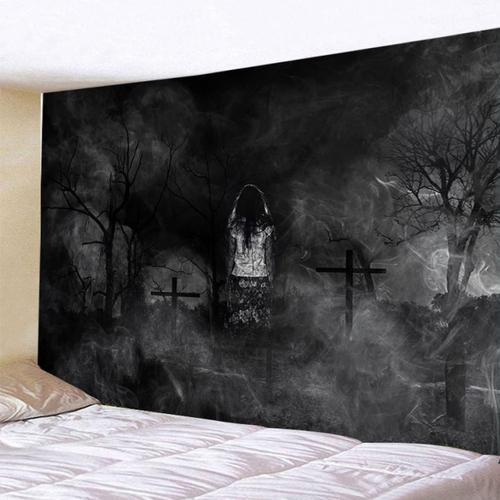 Tapisserie Halloween d¿¿coration tenture murale 130*150 int¿¿rieur ... on Productcaster.