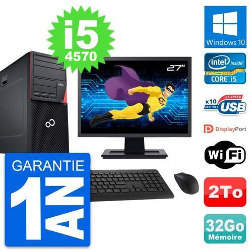 PC Tour Fujitsu P720 Ecran 27" Intel i5-4570 RAM 32Go Disque 2To Wi... on Productcaster.