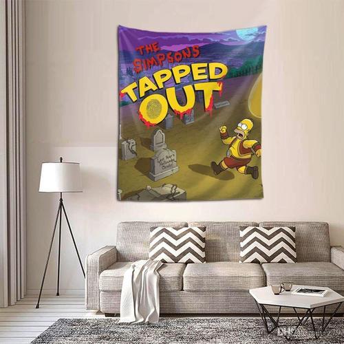 Les Simpsons Tapisserie Affiche Grand ¿¿cran D¿¿coration Murale De ... on Productcaster.