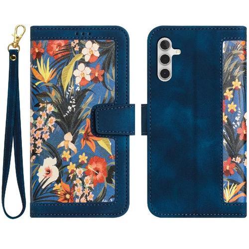 Portefeuille Étui Pour Samsung Galaxy A05s Anti Éraflure Cuir Pu Ti... on Productcaster.