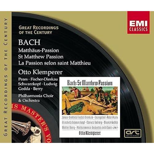 Bach : Matthäus-Passion = Massion Selon Saint Matthieu Par Otto Kle... on Productcaster.