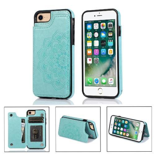 Portefeuille Avec Porte-Cartes Étui Pour Iphone Se2/Se3 Motif Fleur... on Productcaster.