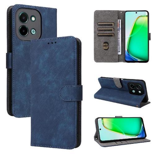 Étui Pour Vivo Y28 4g Cuir Pu Portefeuille Flip Folio Couverture De... on Productcaster.