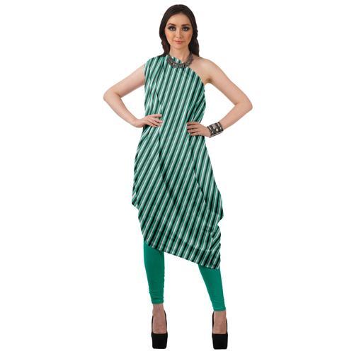 Moomaya Capot Des Femmes Une Paule Imprime Kurti Robe Sans Manches ... on Productcaster.