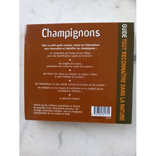 Livre Guide Champignons Tout Reconnaitre Dans La Nature on Productcaster.