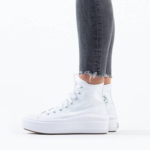 Baskets Converse Chuck Taylor All Star Move Canvas Color Hi Blanc -... on Productcaster.