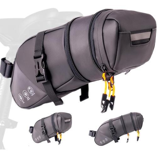 Noire Sac De Selle À Vélo Sac À Vélos À Vélos À Vélos Étanche Sac À... on Productcaster.