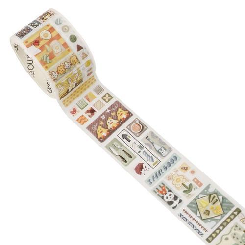 1 Rouleau De Bande Washi Fat Planet 2.0 Series, Personnage Mignon, ... on Productcaster.