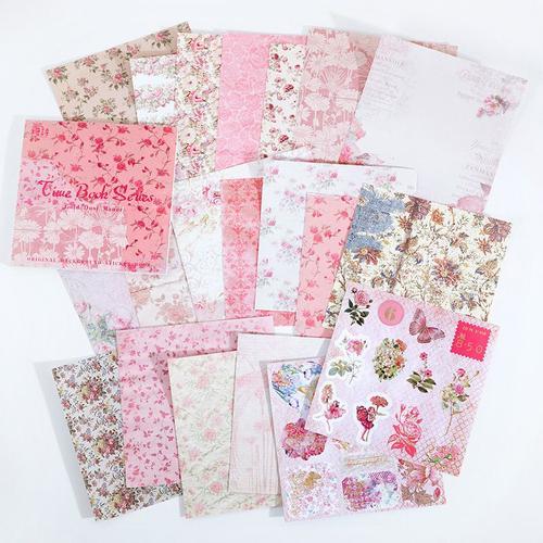 Autocollants De Scrapbooking De Style Vintage, Paquet De Papier Pou... on Productcaster.