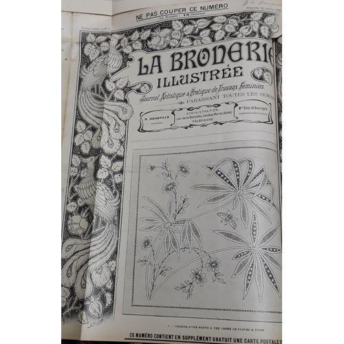 La Broderie Illustrée - Journal Artistique Et Pratique De Travaux F... on Productcaster.