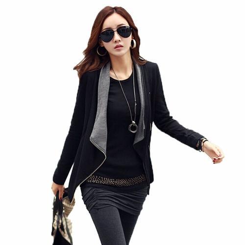 Cardigans À Manches Longues Noir Pour Femmes, Pull Pour Femmes, Sli... on Productcaster.