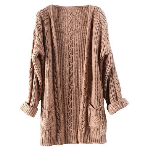 Cachemire Pull Femmes Laine Automne Hiver Épais Chaud Doux Tricot C... on Productcaster.