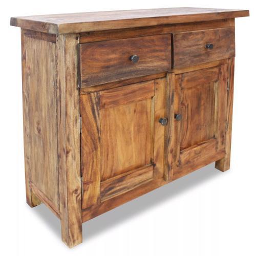 Buffet Bois De Récupération Massif 75 X 30 X 65 Cm - Brun on Productcaster.