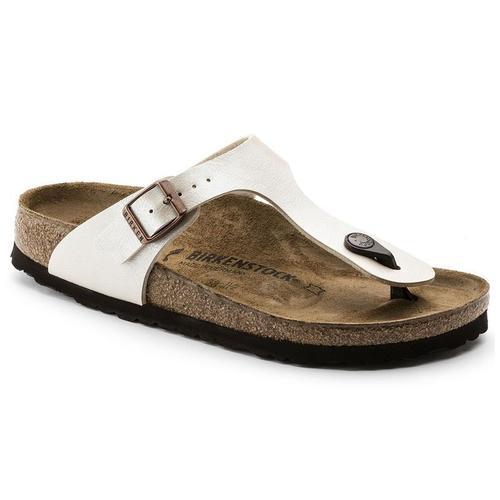 Mules Birkenstock Gizeh Flor W Beige - 35 on Productcaster.